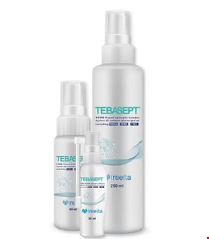 اسپری ضدعفونی کننده زخم طباسپت | PHMB Antiseptic Solution – TEBASEPT