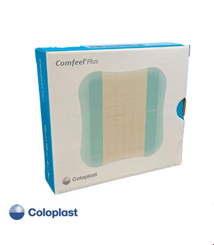 پانسمان کامفیل مربعی کلوپلاست | Coloplast Comfeel Plus Ulcer Dressing